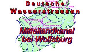 Mittellandkanal bei Wolfsburg [upl. by Aikkan]