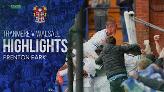 Match Highlights  Tranmere Rovers v Walsall [upl. by Oirramed]