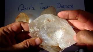 P7310002 Quartz is suspicious Topaz Diamond is suspicious [upl. by Obeng]