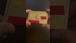 AMEX White Gold Card Unboxing NEW Gold Card Refresh [upl. by Aletse]