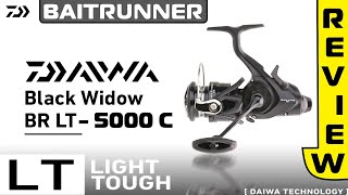 Daiwa BLACK WIDOW BR 5000C LTUnboxing2020ProsampConsBAIT RUNNER Reel REVIEWRaptor Fishing Tackle [upl. by Nyrhtak251]