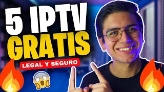 5 IPTVs GRATIS y LEGALES  TV en VIVO en STREAMING [upl. by Siuqaj]