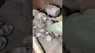 Metal Mastery Premium Steel Bowl Manufacturing😱Amazing skills machine factorymaking shorts [upl. by Bendicta852]