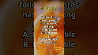 Spelling Time 568 spelling englishlearning englishvocabulary questions quiz [upl. by Honorine]