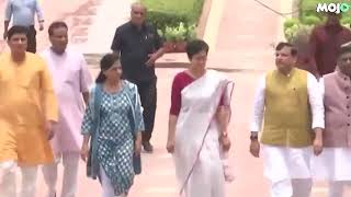 As Kejriwals Bail Is Halted Atishi Visits Rajghat Before Starting Hunger Strike Over Water crisis [upl. by Lewap213]