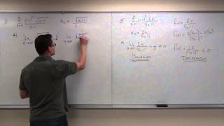 Calculus 2 Lecture 95 Showing Convergence With the Alternating Series Test Finding Error of Sums [upl. by Alida]