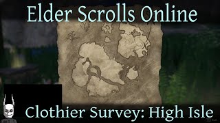 Clothier Survey High Isle Elder Scrolls Online ESO [upl. by Ayekin848]