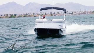 HighPerformance Lifting Fins  Pontoon Science 9  Avalon Luxury Pontoon Boats [upl. by Salvidor]