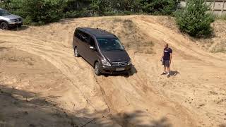 Viano Vito 4x4 Offroad Mercedes Test 4matic [upl. by Sidwohl992]