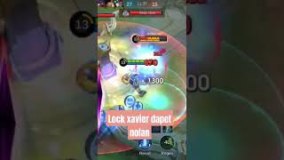 Lock savier dapet nolan mobilelegends mlbbcreatorcamp mlbb ml mobilelegendsid mlcreatorcamp [upl. by Irehc]