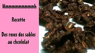 RECETTE  Rose des sables au chocolat sans matière grasse [upl. by Michal732]