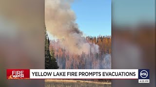 Yellow Lake Fire grows to 150 acres in Wasatch County evacuations have been issued [upl. by Eletnahc]