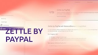 Arbeta med Zettle by Paypal i Visma eEkonomi [upl. by Arihday]