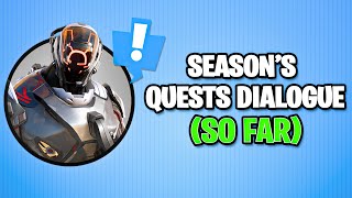 The Scientist ALL Quests Dialogue So Far Season Quests in Fortnite Chapter 3 Season 1 [upl. by Giorgio]