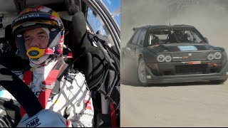 Sébastien Loeb test Lancia Delta Evo e RX [upl. by Nnaik996]