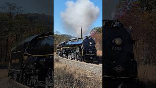 Reading amp Northern Steam Engine 2102 leads a Fall Foliage Train [upl. by Drais]