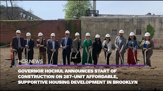 Governor Hochul Announces Start of Construction on 287Unit Affordable Housing in Brooklyn [upl. by Atekahs997]