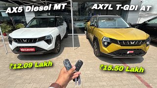 Comparison Between Mahindra Xuv 3xo AX5 vs AX7L  Mahindra XUV 3XO Best Model  YD Cars Review [upl. by Blinny]