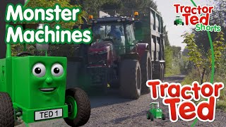 Monster Machines Compilation  Tractor Ted Big Machines  Tractor Ted Official Channel bigmachines [upl. by Ailes]