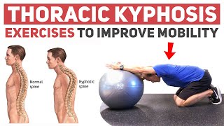 Thoracic Spine Kyphosis Exercises [upl. by Anaimad]