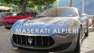 Live Maserati Alfieri Concorso d Eleganza 2014 [upl. by Kcirderf990]