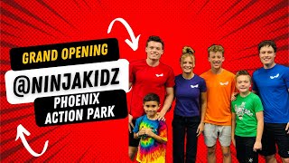 Epic Day at the Ninja Kidz Phoenix Action Park Grand Opening [upl. by Cowan]