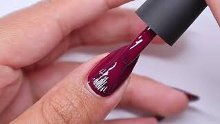 Burgundy Nail Polish [upl. by Calderon]