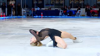 quotVampirequot Amber Glenn performs to Olivia Rodrigo at the Patriot Figure Skating Clubs 2024 Ice Show [upl. by Alrac]