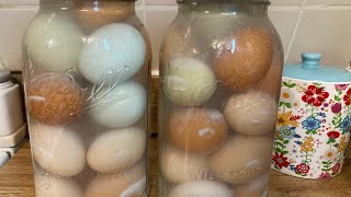 Preserving Eggs Water Glassing Eggs [upl. by Hefter]