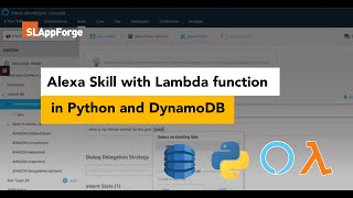 Alexa Skill with Lambda function in Python and DynamoDB [upl. by Nimajaneb]