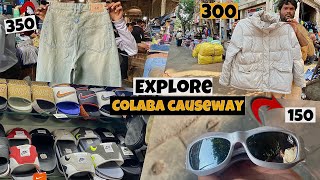 COLABA CAUSEWAY MARKET 2024  BAGGY JEANS 350 ONLY  PUFFER amp VARSITY JACKET 300 RS  Y2K GLASS [upl. by Payson317]