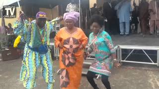 Mama HID Awolowo 99 HID Awolowos daughter Rev Tola Oyediran dancing [upl. by Vania]