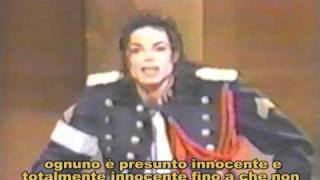 MICHAEL JACKSON  NAACP IMAGE AWARD 1994  DISCORSO DI INNOCENZA SOTTOTITOLI ITALIANO [upl. by Gelhar541]