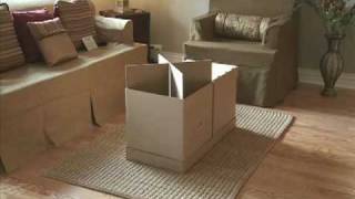 Home staging furniture Stage an empty house in minutes with cardboard furniture [upl. by Zilla]