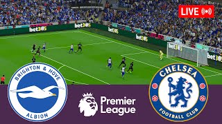 Brighton Hove Albion vs Chelsea LIVE Premier League 20232024 Full Match  Simulation Video Games [upl. by Nally599]