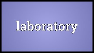 Laboratory Meaning [upl. by Ave]