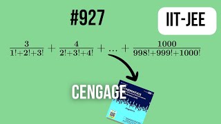 927 Jee maths problem based on sequence and series  Algebra [upl. by Anderegg]