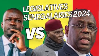 Législatives 2024 au Sénégal  Duel historique entre Sonko et Macky Sall [upl. by Kronick541]