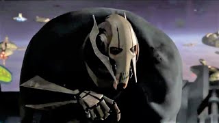 General Grievous Abandons Ship vs Obi Wan Kenobi  Anakin Skywalker Revenge of the Sith CC [upl. by Herwin]