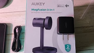 Aukey Magfusion Wireless Charger Unboxing [upl. by Bunch]