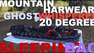 20 Degree Ghost Whisperer Sleeping Bag  First Look [upl. by Raimondo]