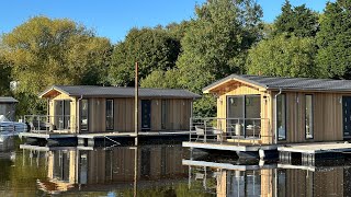 York Marina 1 Bedroom Luxe Floating Lodge  The Blue Interior [upl. by Ilahtan]