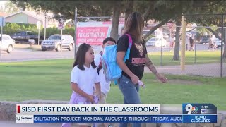 First day of school for SISD students [upl. by Dawaj]