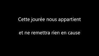 Zaz Cette journée LYRICSPAROLES [upl. by Pressey]