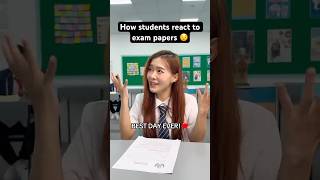 The different ways students react to exam papers 🤔 [upl. by Neelie]