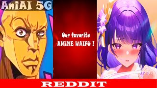 Raiden Shogun Genshin Impact Anime vs Reddit The rock reaction meme [upl. by Ysnil]