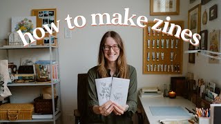 How to Make Zines  DIY Art Project [upl. by Edyth]