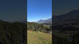 Hörnerbahn in Bolsterlang bergblick bergbahn gondel [upl. by Ahsiyk]