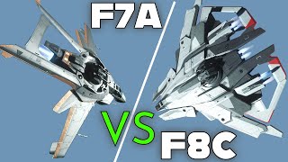 Anvil F7A VS Anvil F8C  Which ship is better in raw DPS [upl. by Tolley]