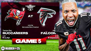 Madden 25 Atlanta Falcons Franchise  Week 5  Comes down to the Wire [upl. by Elinnet689]